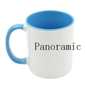 Personalise Your Own 11oz Mug - Panoramic - Blue