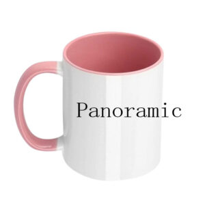 Personalise Your Own 11oz Mug - Panoramic - Pink