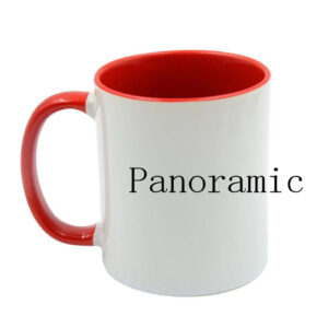 Personalise Your Own 11oz Mug - Panoramic - Red